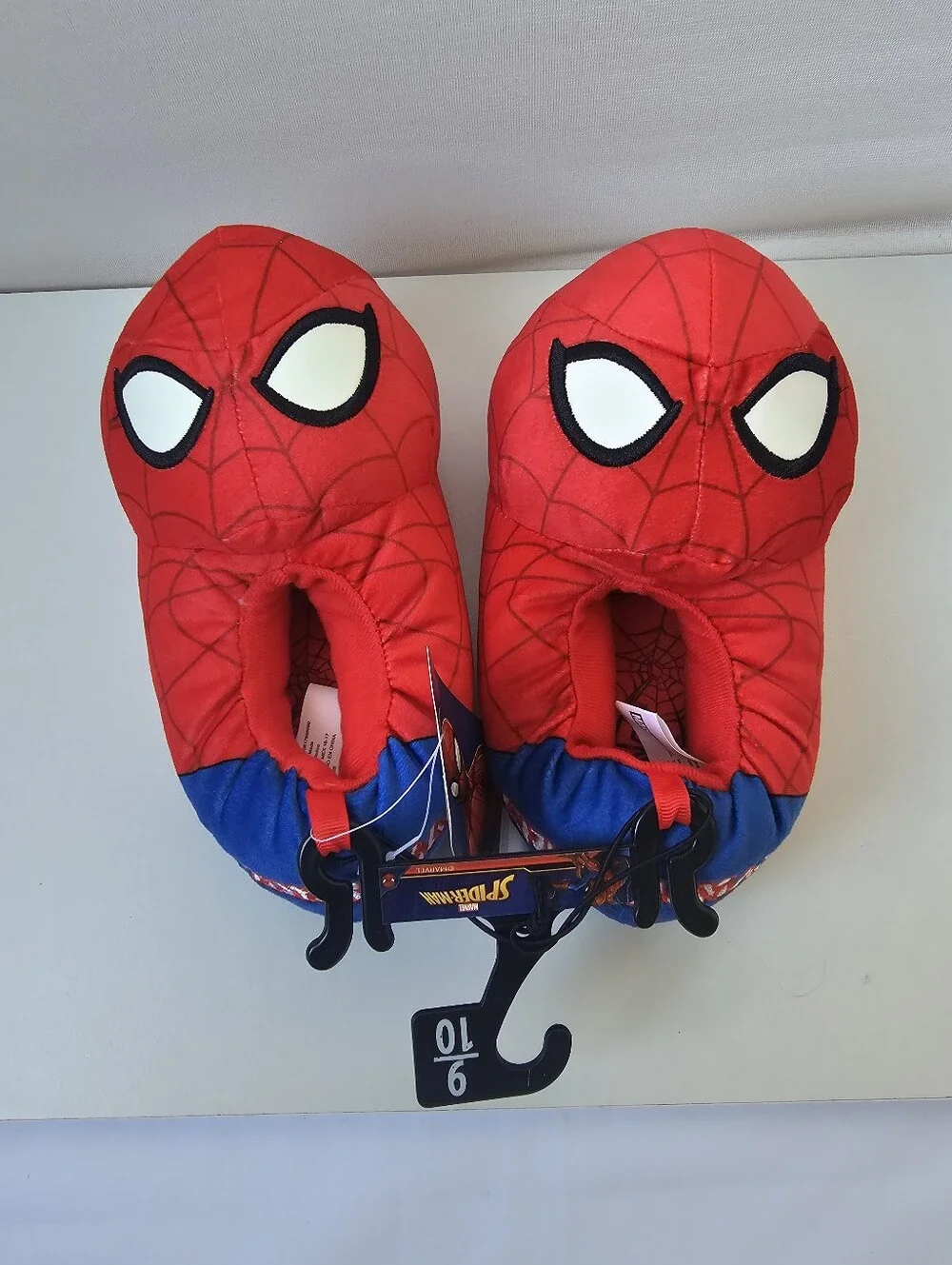 Marvel Spider-Man Plush Slippers Kids Toddler Sizes 9-10 11-12 NWT Choose Size
